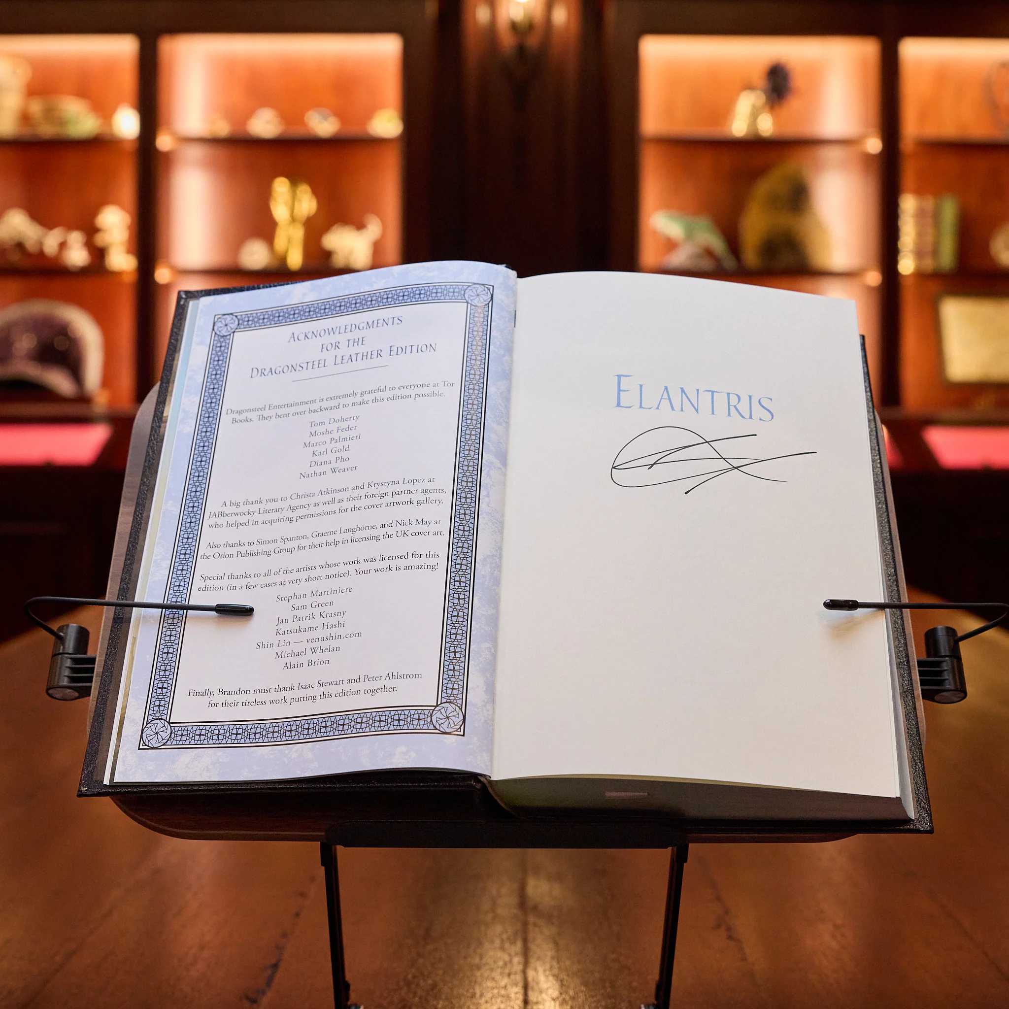 Elantris Leatherbound Book - Signed - Image 3