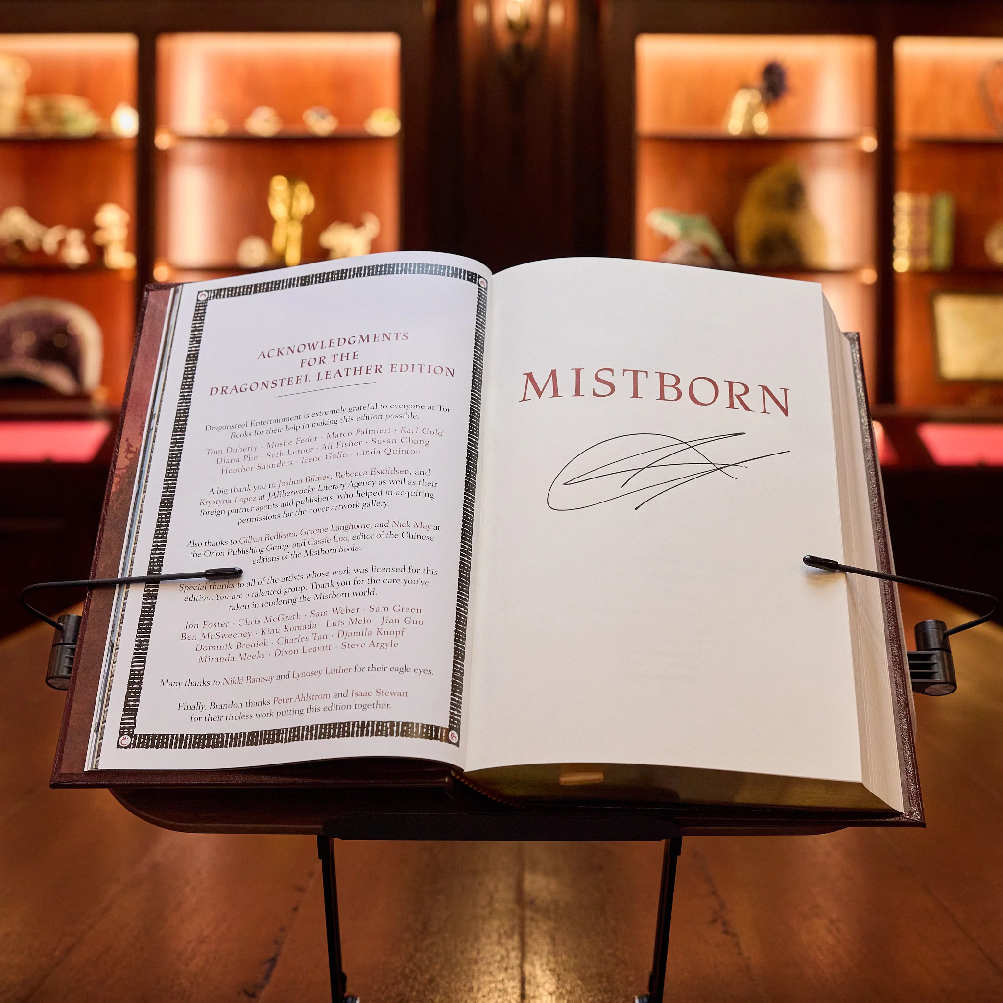 Mistborn: The Final Empire Leatherbound Book - Signed - Image 3