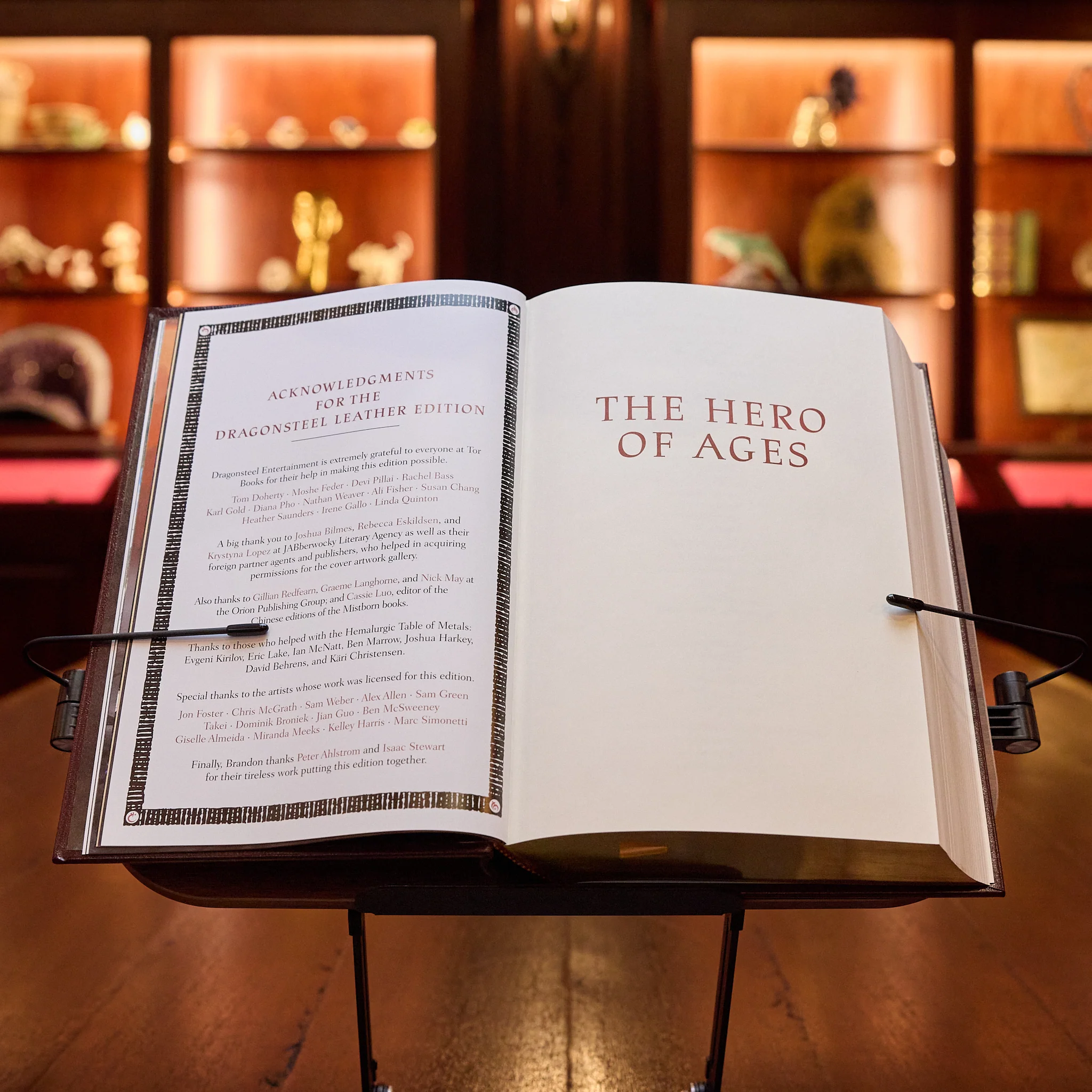 The Hero of Ages Leatherbound Book - Signed - Image 3